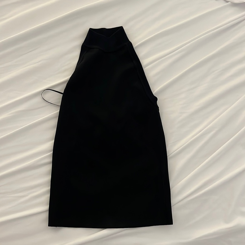 Zara high neck open back top- never worn with tags